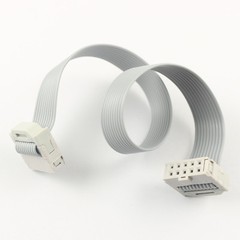 5Pcs 2.54mm Pitch 2×5 Pin 10 Pin 10 Wire Extension IDC Flat Ribbon Cable L= 20CM