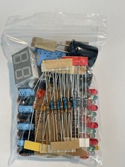 BEST Electronic Bag of Parts Components Nice, Capacitors, LEDs +MORE DIY
