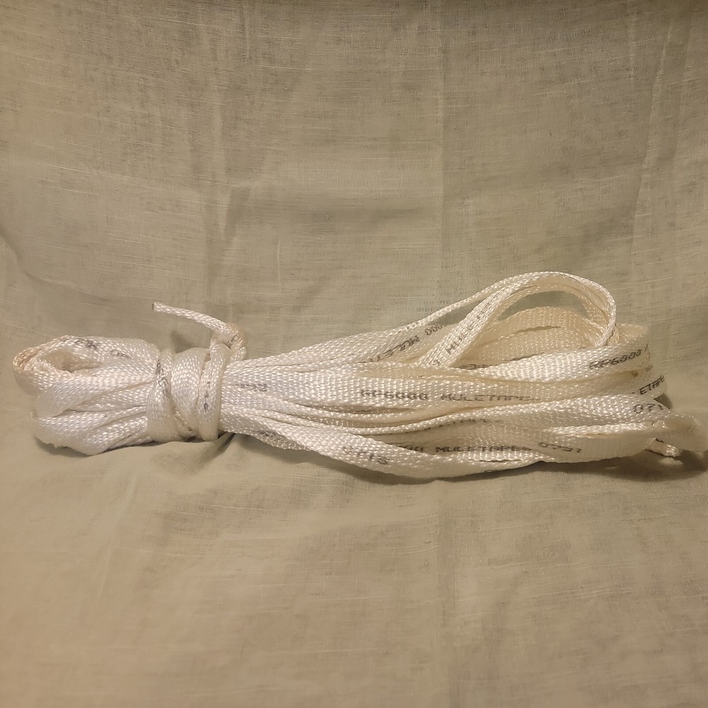 1 BUNDLE OF 50′ 3/4″ MULETAPE, PULLTAPE, FLAT-ROPE 6.000 lbs STRENGTH