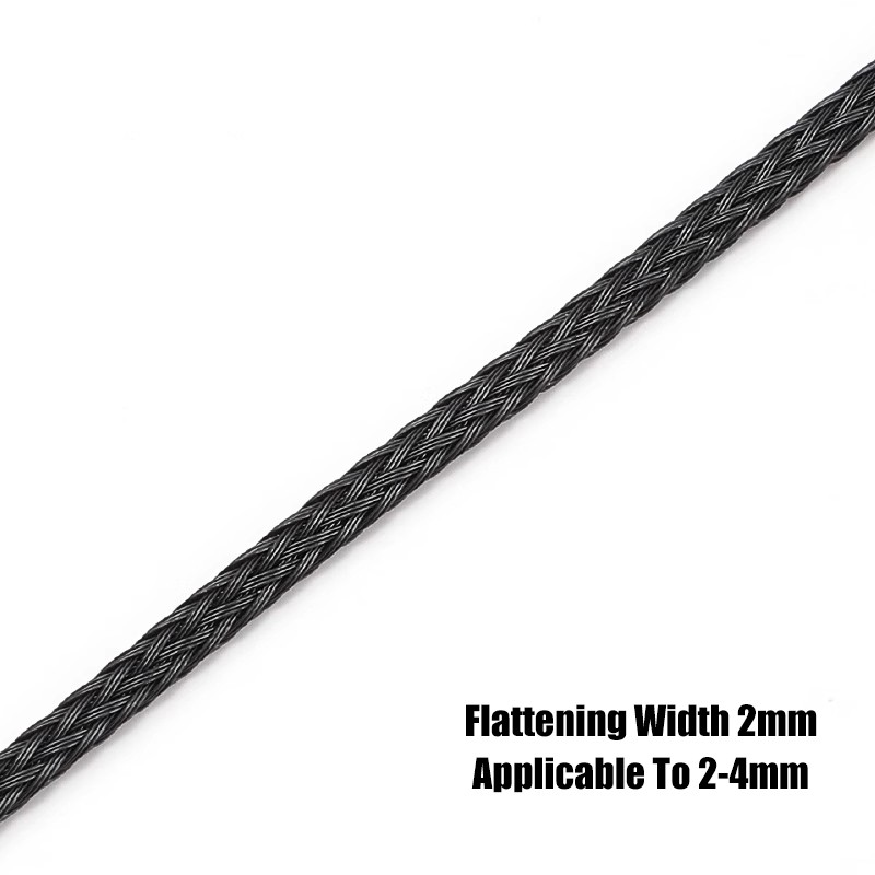 1m PET Expandable Braided Cable Sleeving 2/4/6/8/10mm Wire Sheathing Harness