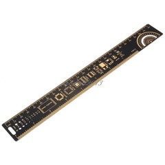 25cm 10 Inch Multifunctional PCB Ruler Measuring Tool Resistor Capacitor Chip IC