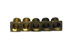 (5) NOS Parker 3/4” MNPT x 3/4” FNPT 45° Brass Street Elbow 2214P-12-12