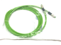 Beckhoff ZK1090-3131-0025 EtherCAT Double Ended Cordset M8 Male to M8 Male 2.5m