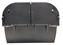NEXANS LANMARK INDUSTRY IP65/67 OUTLET KIT 2 SNAP-IN CATEGORY 6A BLACK WALL BOX