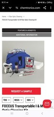 Fibre OPTICS Cable Cleaning Chemtronics Cleaning KitCFK1010: I & M Cleaning Kit
