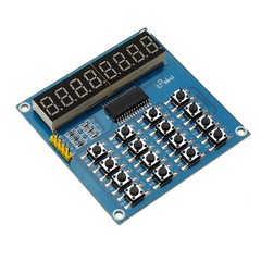 TM1638 LED Display 8Bit Digital Tube Module 16 Keys Keyboard for Arduino DIY