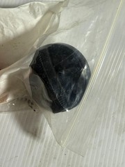 OEM Large Black Plastic Threaded Cap Plug Industrial Equipment NOS Unknown