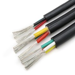 2/3/4 Cores Cable Silicone Round Wire Automotive Marine cross section 0.3-4mm²