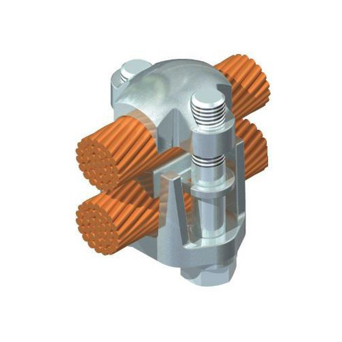 Dossert DSUN13, 3/0 Sol Copper, 2/0 Str Aluminum, Bar Tap with Bolt, 1pc