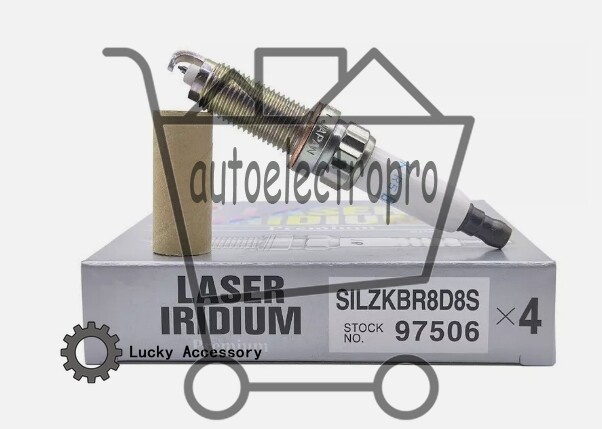 1PCS NEW SILZKBR8D8S 6X NGK 97506 Spark Plug for 320i 650i X5 M4 M5 M6 535i