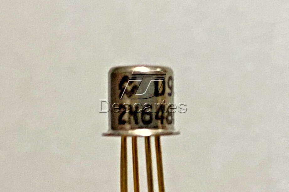 1pcs – National NS 2N6485 Dual N-Channel JFET – TO-71, Gold Pins, NOS, Genuine