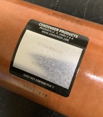 Condenser Products Corp 0075 MFD 80000 VDCW Capacitor | EC753-80M-2A