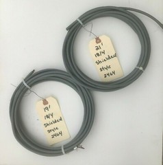 USED 21′ & 19′  Carol 2464 4 Conductor w/ground 24 AWG. Stranded Shielded Cable 
