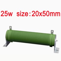 10W-7KW Ceramic Resistor 1Ω-200Ω Inverter Load Test w/Mounting Kit High-quality