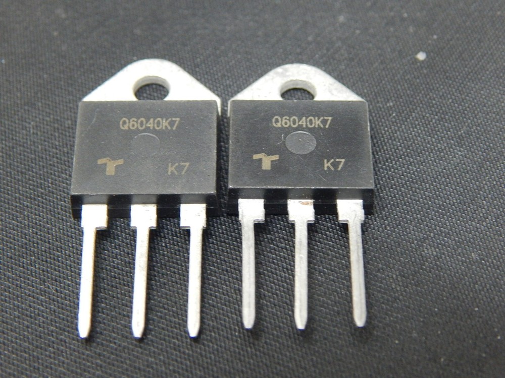 TECCOR Q6040K7 TO-218AC 40A 600V TRIAC – LOT OF 2 TRIAC’S – USA FAST SHIPPING
