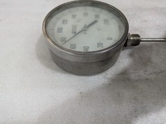 Weksler Instruments 0-200°F Dial Thermometer Gauge Industrial Panel Mount 2° Sub