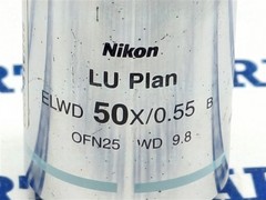 Nikon LU Plan Elwd 50X/0.55 B Microscope Objective Lens 30D WARRANTY FAST SHIP!