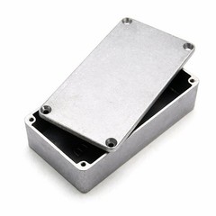 Effect Aluminum Box Metal Electric Case Instrument,Silver Enclosure Project Box