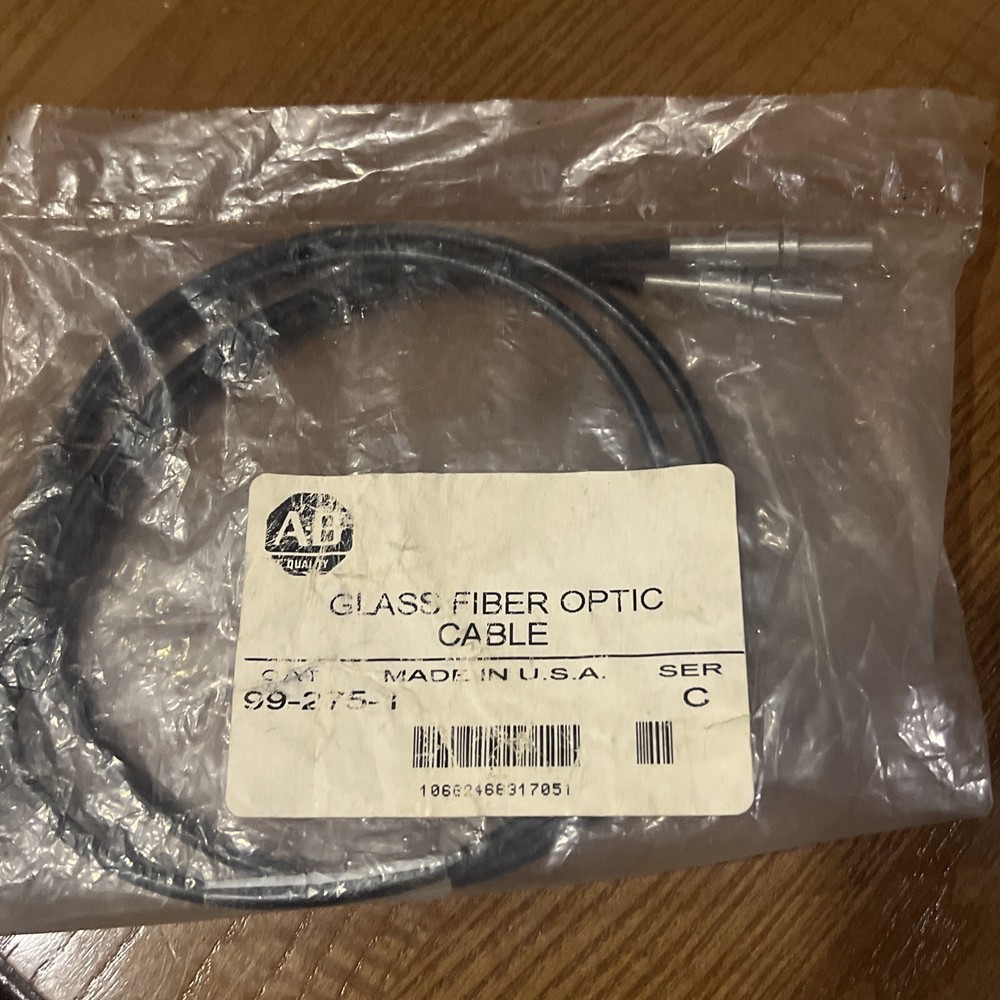 NEW ALLEN BRADLEY GLASS FIBER OPTIC CABLE 99-275-1 Series C Old Stock (BAS47)