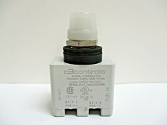 C3 CONTROLS, MRL125DLW-MPLLWE, 16MM 125V AC/DC WHITE LED LIGHT
