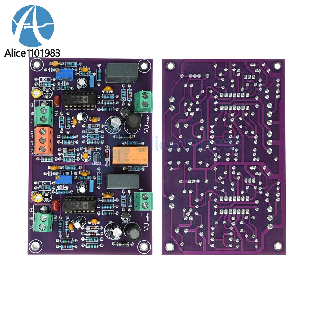DC12-15V Positive&Negative Power Supply Professional VU Meter Head Driver Board