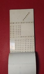VTG Ideal 44-102 Wire Marker Booklet Legend A-Z 0-15 ,+,-/ USA Partially Used