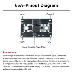 40A 65A 100A No Voltage Limit Anti Backflow Ideal Diode Module fr Solar Charging