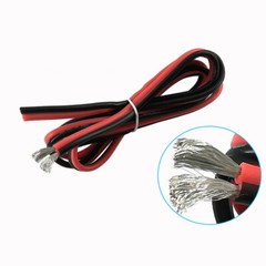 Red And Black Double Parallel Wires Extra Soft Silicone 14 16 18 20 22 24AWG