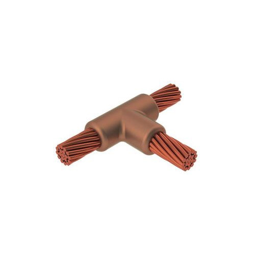 Erico TAC2G2G, 2/0 AWG Run, Horizontal Tee, Cable to Cable Welding Mold, 1pc