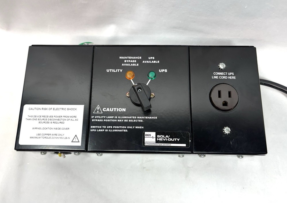 Sola AD115HW Power AC Distribution, 120 VAC / 12A