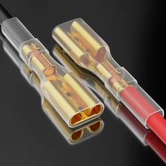 6PCS/Pack Hi-Fi WC63G/WC63R Gold/Rhodium Plated Terminals 8-Layer Shielded 6.3mm