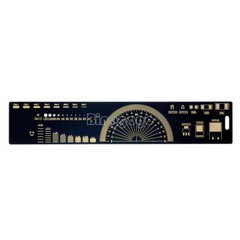 20cm Multifunctional PCB Ruler PCB Measuring Tool Angle Measure Meter Black NEW