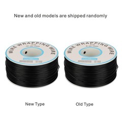 (Black)1Roll WiRe Wrapping Single Copper Wire Strand 30AWG Cable 0.25mm Core NY