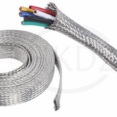 Flat Shield Braided Ground Strap Grounding Tinned Copper Braid Width 4mm – 70mm