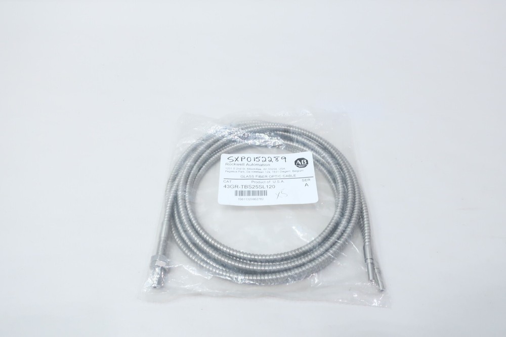 Allen Bradley 43GR-TBS25SL120 Glass Fiber Optic Cable Ser A