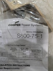 Eaton 2237947A23DH Cooper Power Lever Handle Hardware Kit 300A Transformer OEM
