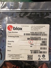 1× u-blox NINA-B312-00B RF TXRX MOD BLUETOOTH CHIP SMD (DS1D1)….