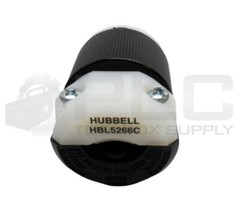 LOT OF 2 NEW HUBBELL HBL5266C PLUG 2 POLE 3 WIRE 15A 125V