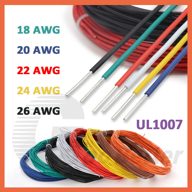 Flexible PVC Cable 18/20/22/24/26 AWG Tin Plated Copper Wire Single Stranded
