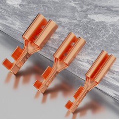 6PCS/Pack Hi-Fi WC63G/WC63R Gold/Rhodium Plated Terminals 8-Layer Shielded 6.3mm