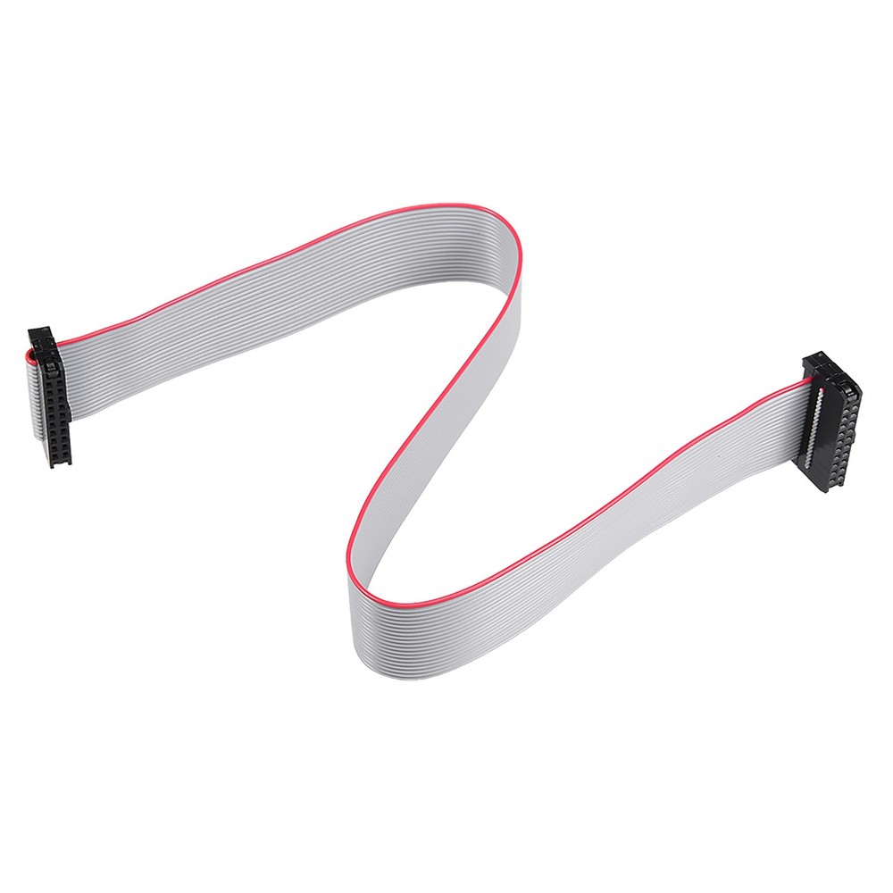 5 Pack Long 30CM 2MM Flat Ribbon Cable IDC 20 Pin Connector