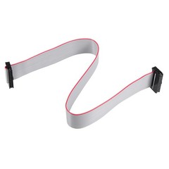 5 Pack Long 30CM 2MM Flat Ribbon Cable IDC 20 Pin Connector