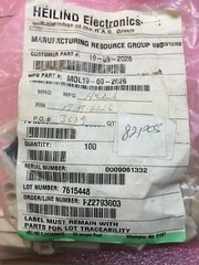 19-09-2026 MOLEX .093 NYLON HOUSING 20 PIECES