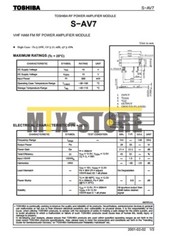 S-AV7 1PCS Brand New Module TOSHIBA Quality Assurance 100% One-year Warranty