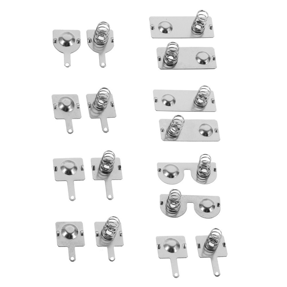 1 Set Durable Metal Battery Spring Contact Plate for Remote Control Silver