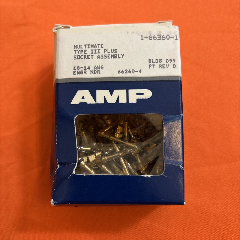 (Box of 92) AMP TE Connectivity 1-66360-1 Multimate Gold Contact Type III+
