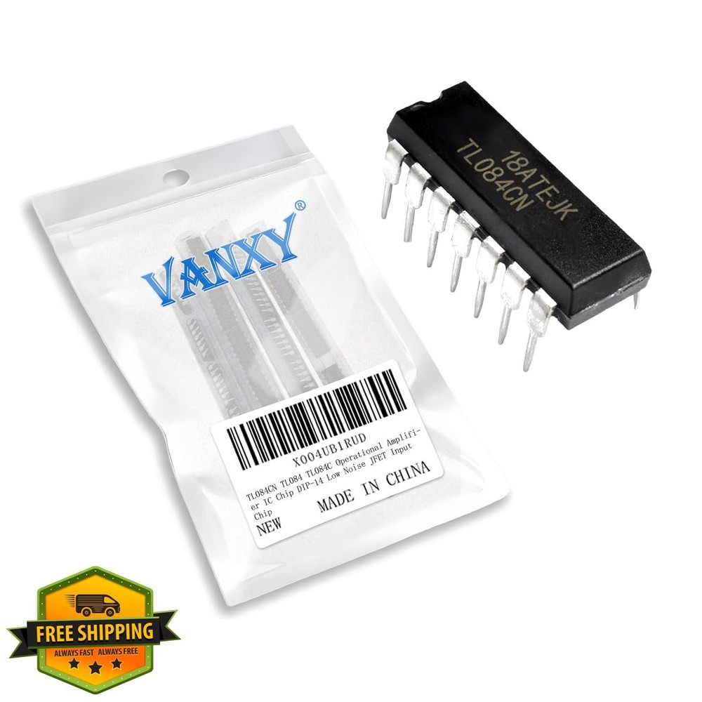 VANXY TL084CN operational amplifier IC chip DIP-14