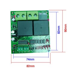 DC12V 24V Relay Control Board DC Motor Forward and Reverse Controller 80A New