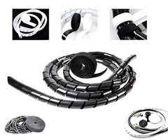 Cable Wire Tidy Wrap PC Home Cinema TV Management Organising Kit, Small, Large