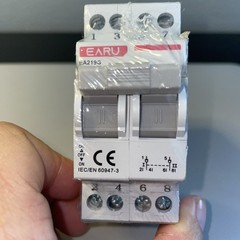 New Din Rail 2P 40A 63A AC400V 50/60Hz Modular Dual Power Manual Transfer Switch